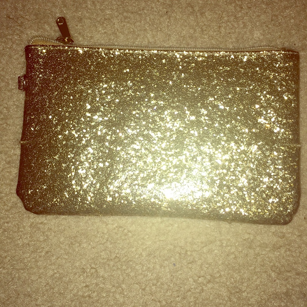 Sparkly golden clutch